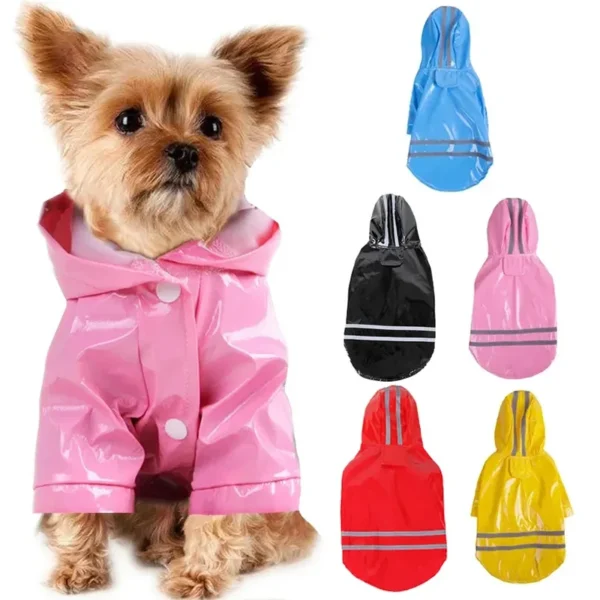 Hoody Waterproof Jacket- Pink Small
