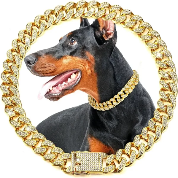Luxury Gold Pet Metal Chain