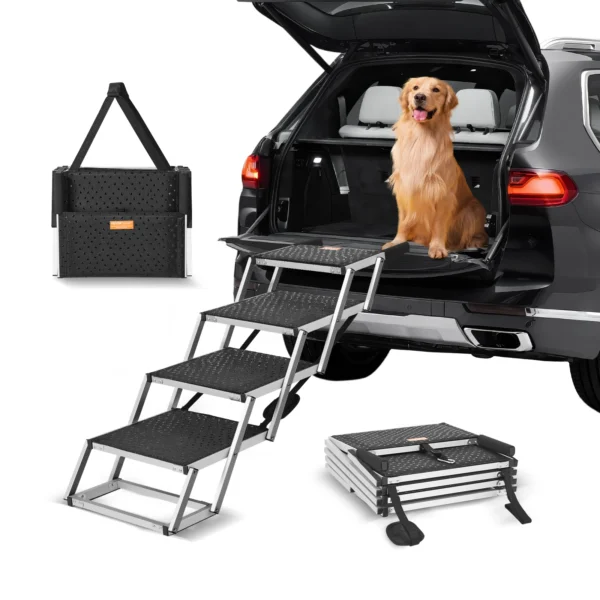 Wide Dog Folding Ladder